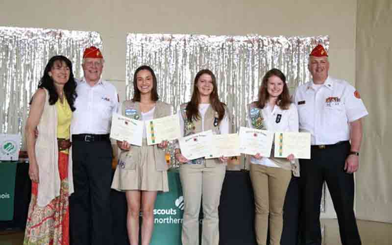 Photograph from a Girl Scouts Gold Award celebration